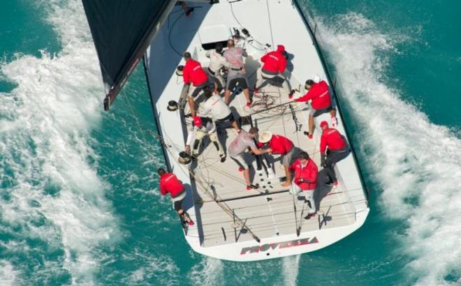 Provezza IX at extreme speed – Quantum Key West Race Week © Andy Newman / Florida Keys New Bureau